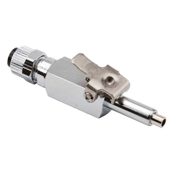 1/4" Poly Q.D. w/ Shut-off, Male 1/4" DCI 0014