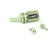 Toggle Valve, Momentary, 3-Way, Normally Closed, Grey DCI 7026
