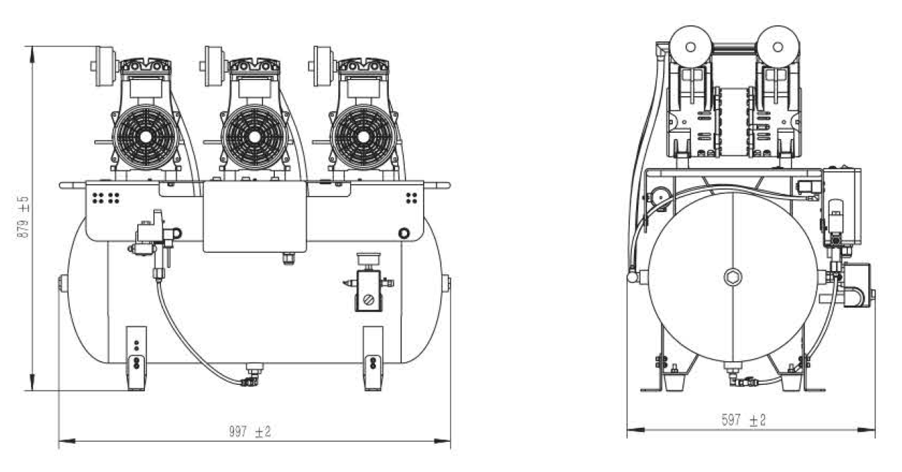 Ajax AT1000 Air Compressor *7 Year Warranty