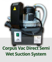 Corpus Vac Direct Semi Wet Suction System on a gray background