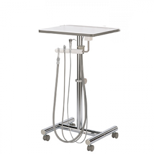 Dental work surface on wheels