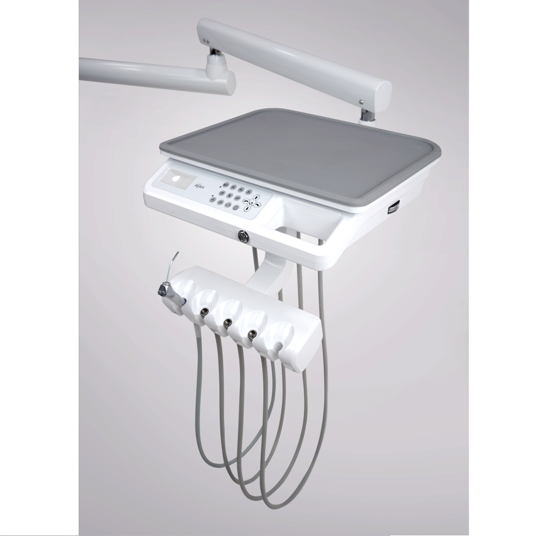 Ajax AJ12 Dental chair hanging hose delivery head.