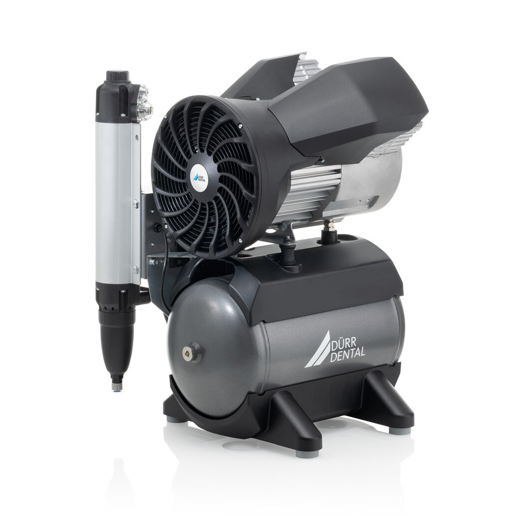 Dental air compressor Durr Tornado 2 with drying unit.