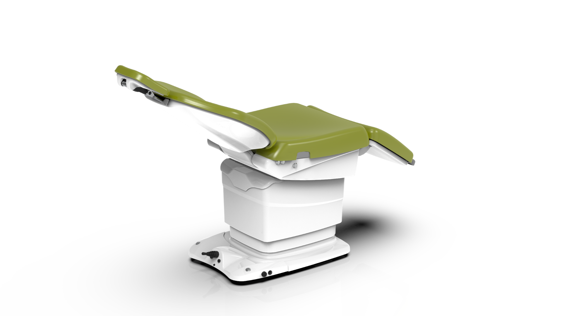 Knee break compact dental chair