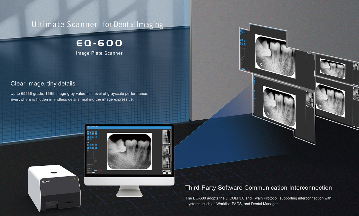 VRN EQ600 Imaging Plate Scanner