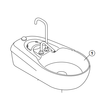 Belmont SPITTOON BOWL ASSEMBLY for VOYAGER-II L