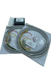 Fibre optic build in kit for two outlets