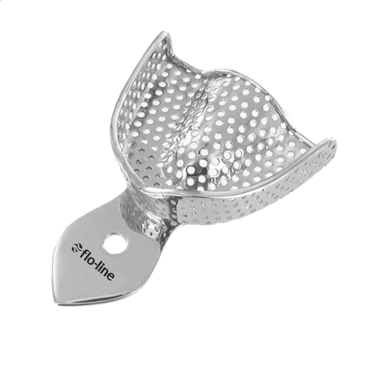 FLO-LINE Impression Tray With Rim Upper Perforated Medium