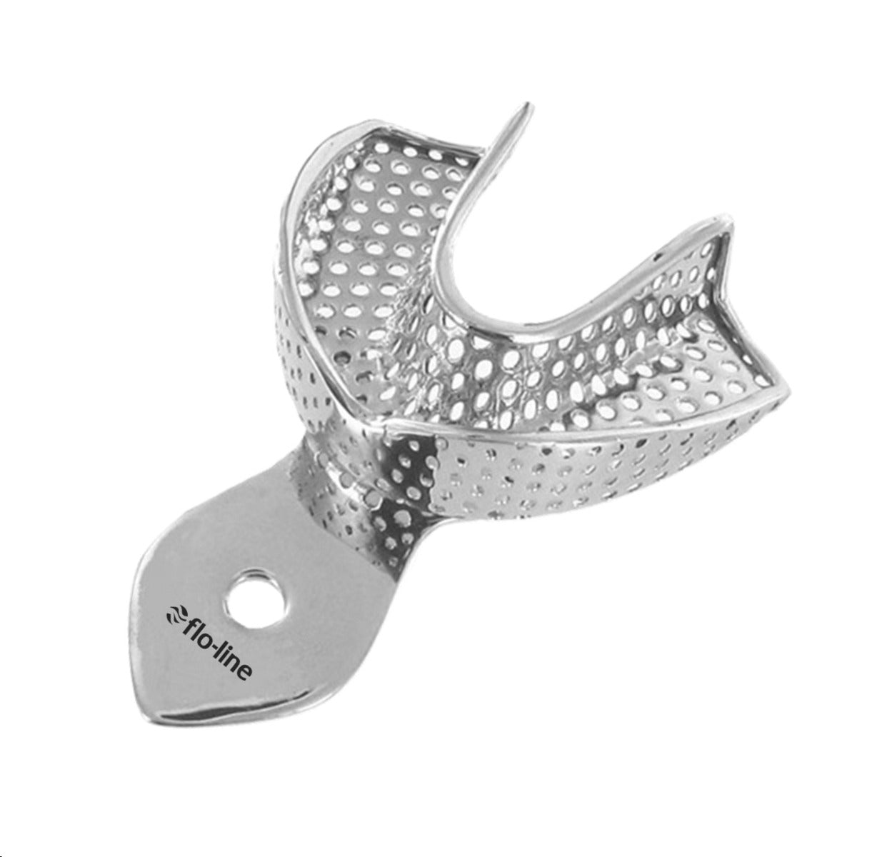 FLO-LINE Impression Tray W/Rim lower, Perforated, Medium
