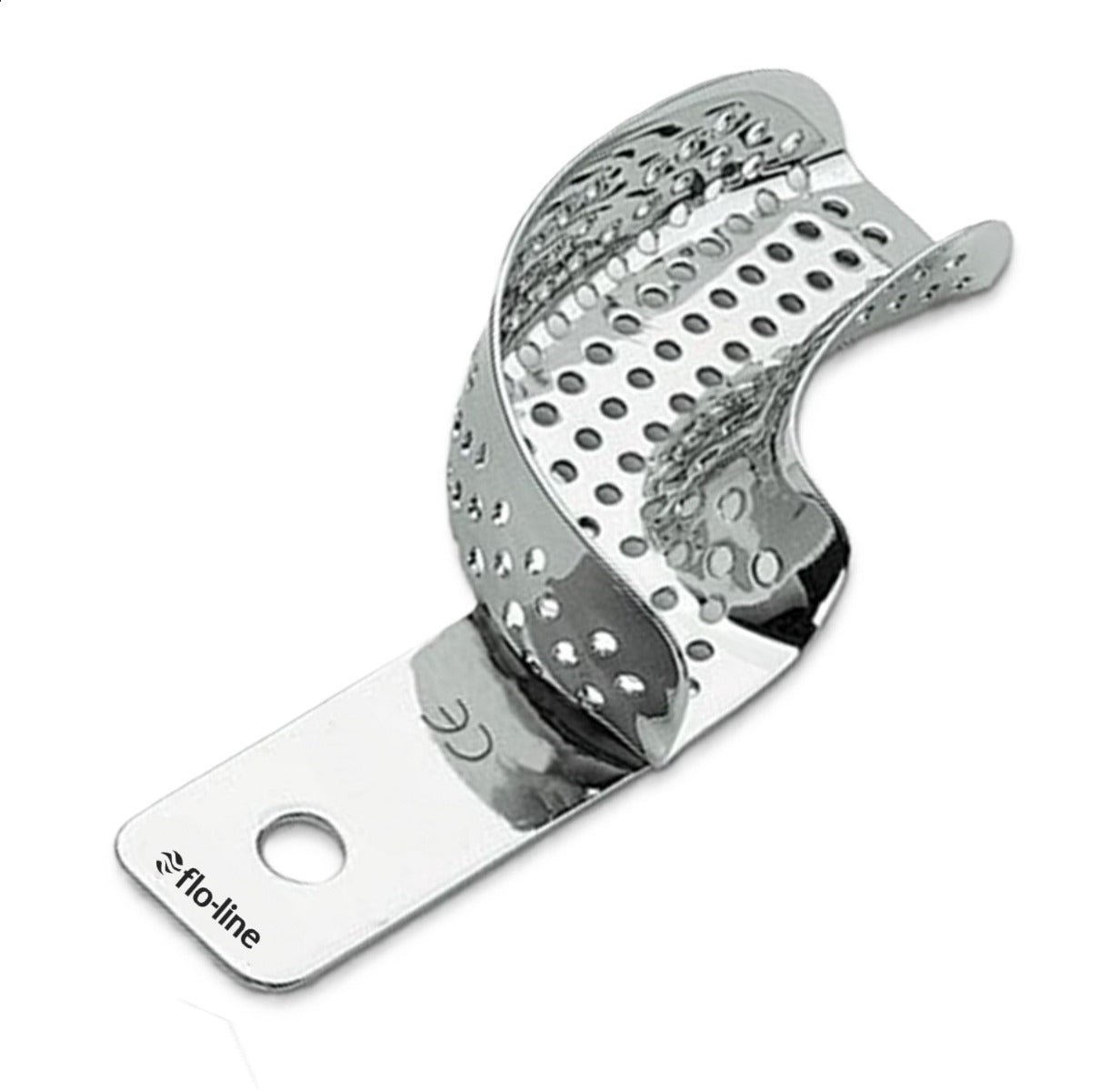 FLO-LINE Partial Impression Tray, Perforated Right