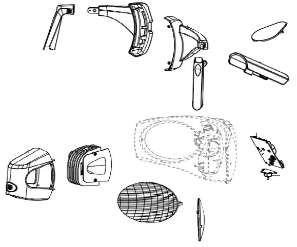 Faro Eva Tunable White Light Head Restoration Kit