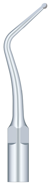 Half Ball Diamond Tip. Set 45° To The Left To Remove The Carious Teeth Without Damaging The Adjacent Teeth SBL