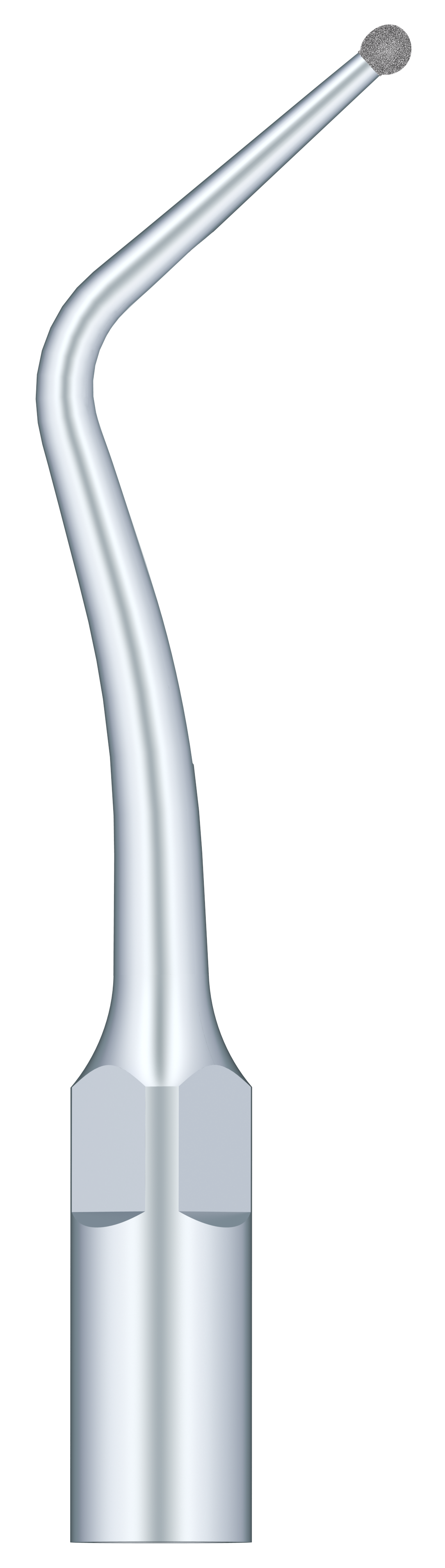 Half Ball Diamond Tip. Set 45° To The Right To Remove The Carious Teeth Without Damaging The Adjacent Teeth  SBR