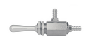Extended 3-Way Momentary Toggle Valve with Aluminium Toggle DCI 7009
