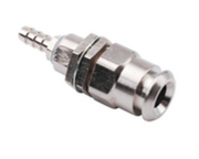 1/4" Q.D. Panel Mount x 10/32 w/ Shut-off, Female DCI 0006