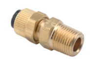 Poly X MPT Male Fitting 1/4 x 1/8 MPT   DCI 0053