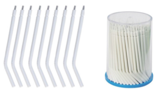 White Disposable Syringe Tips