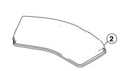 Belmont plastic table tray Z-FACA84B0